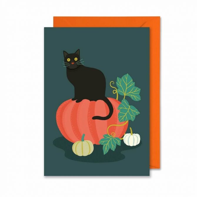 Kattenkaart pumpkin 2 @catsandthings.nl