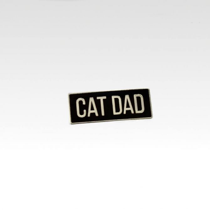 katten pin voor een echte kattenvader