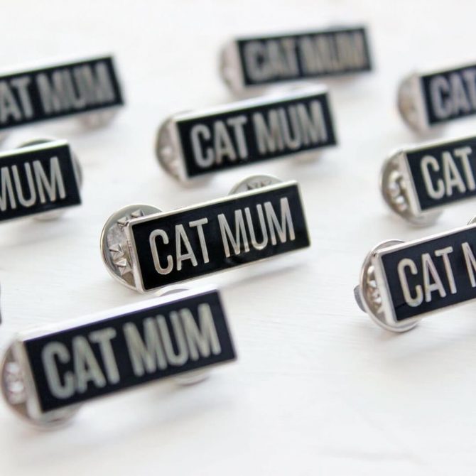Kattenspeld met tekst cat mum 3
