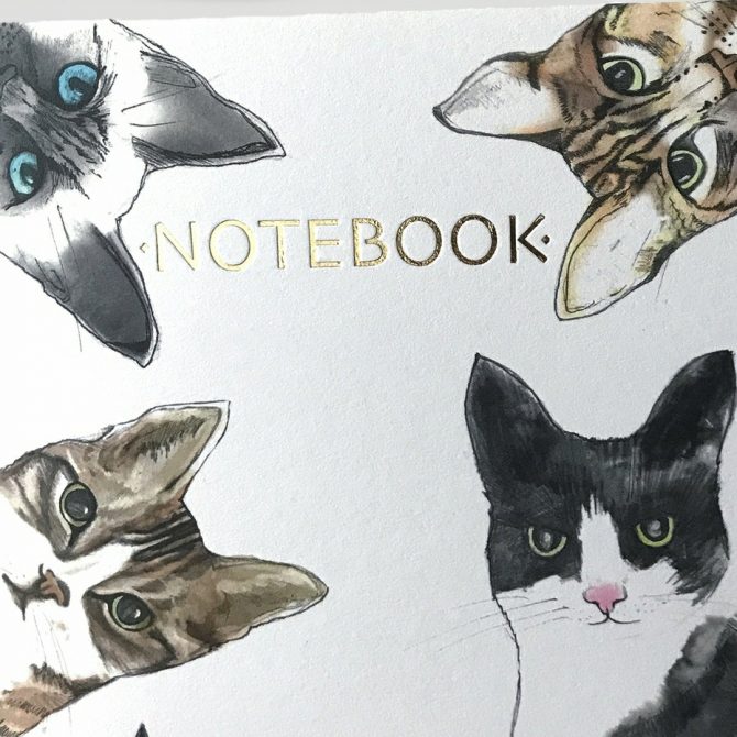 Nina Crazy Cats Notebook 2