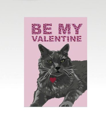 Valentijnskaart met katten