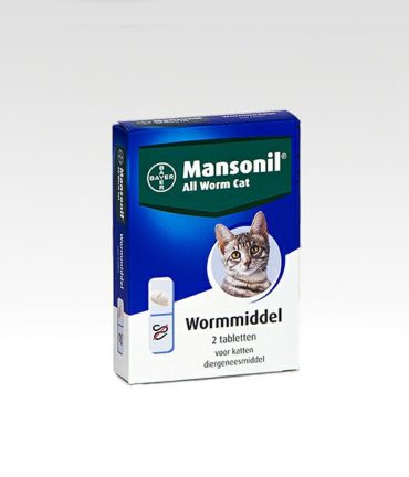 wormen tabletten voor je kat