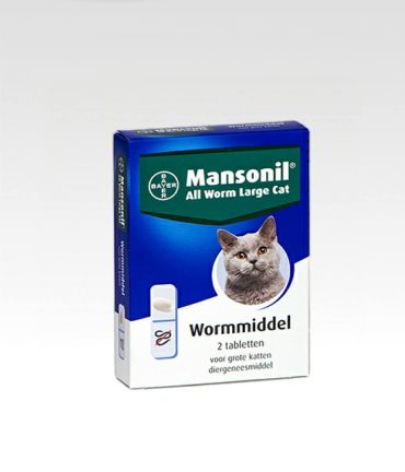 wormen tabletten voor grote katten