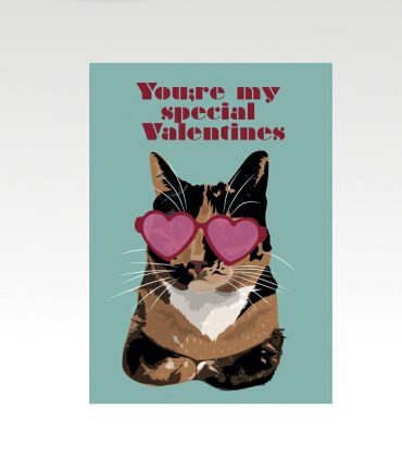 valentijnskaart met kat