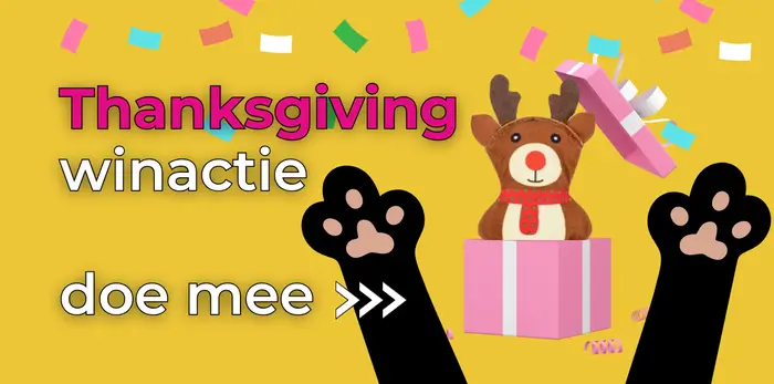 Een hele gave winactie voor een Thanksgiving box voor je kat - schrijf je snel in