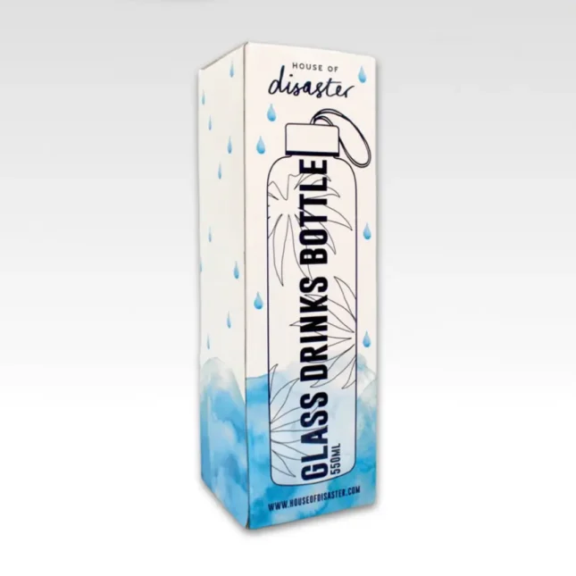 Boulevard Cat Glass Water Bottle box Boulevard Cat Glass Water Bottle box