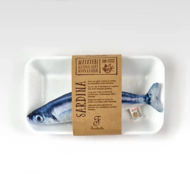 Ferribiella Sardine Matatabi in verpakking Ferribiella Sardine Matatabi in verpakking