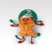 FuzzYard Cat Toy - Fred The Gingerbread met kaart