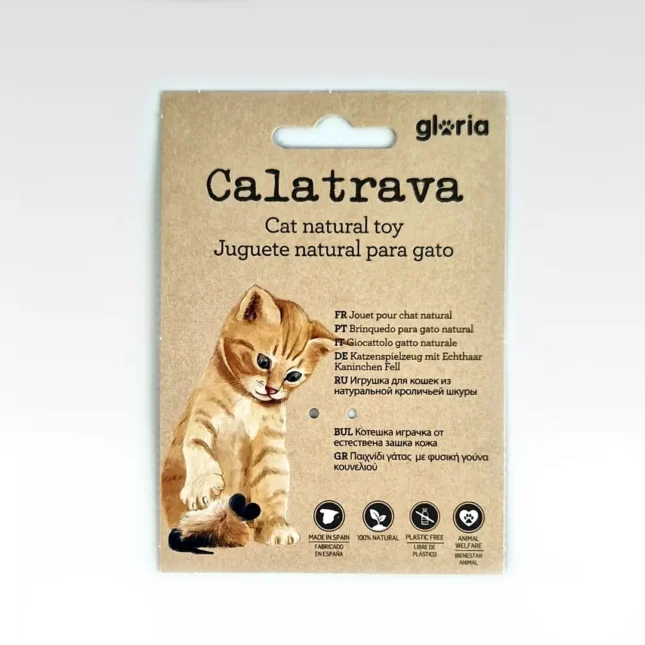 Gloria - Calatrava bont kattenspeeltje kaart Gloria - Calatrava bont kattenspeeltje kaart