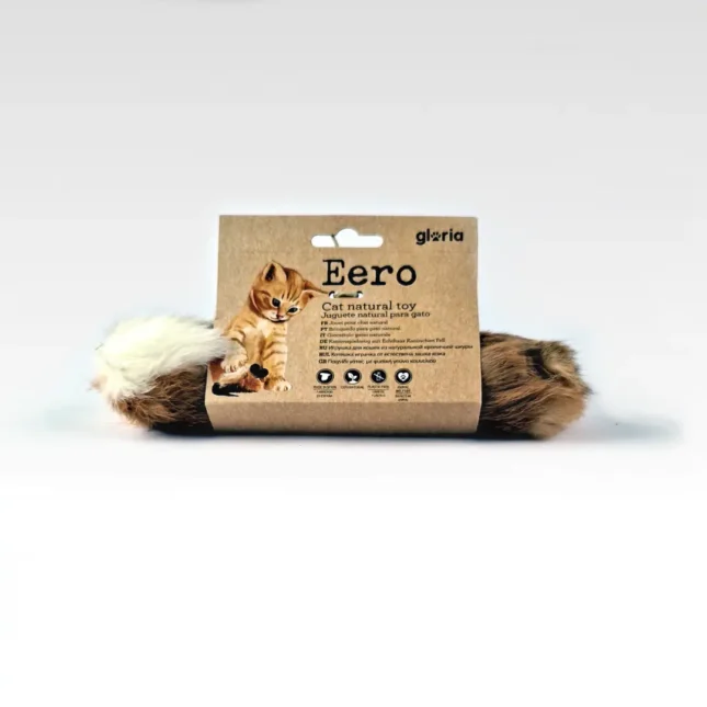 Gloria - Eero bont kattenspeeltje met kaart Gloria - Eero bont kattenspeeltje met kaart