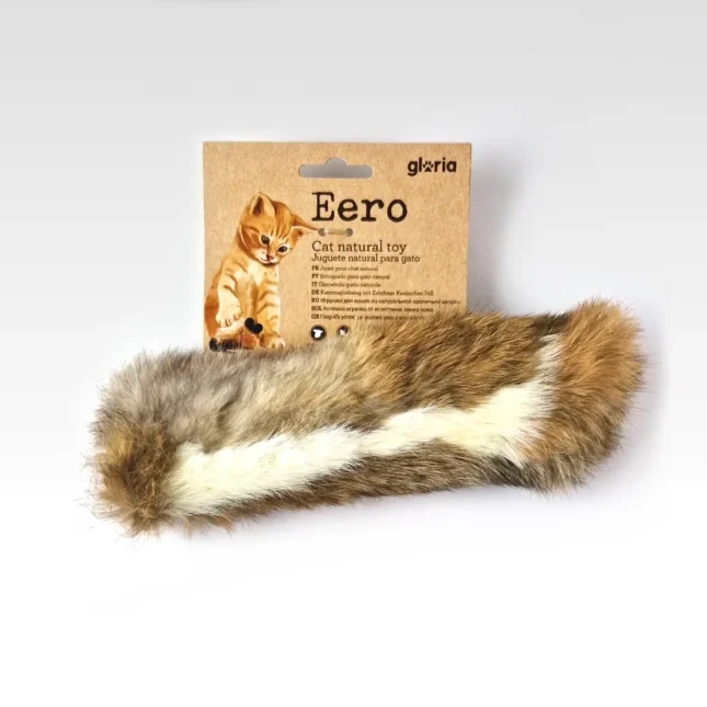 Gloria - Eero bont kattenspeeltje met kaart mix Gloria - Eero bont kattenspeeltje met kaart mix