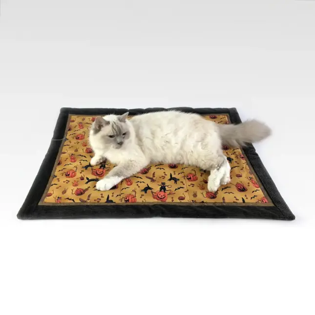 halloween kattenplaid bruin halloween kattenplaid bruin