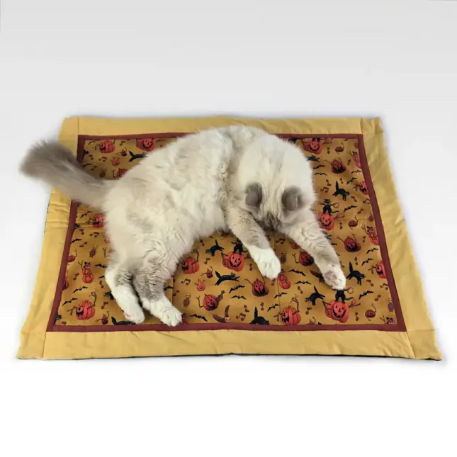 halloween kattenplaid bruin halloween kattenplaid bruin