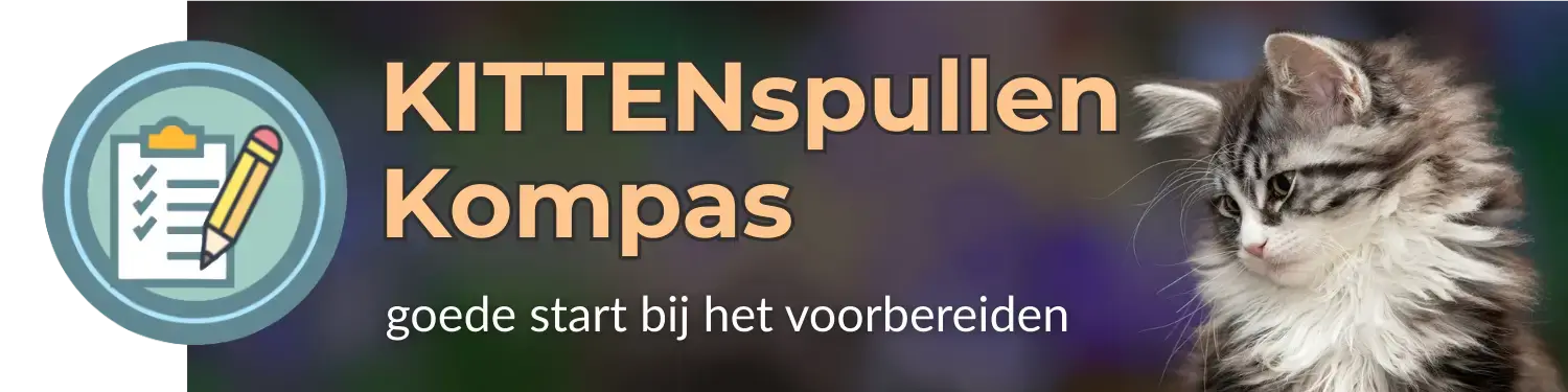 KITTENspullen Kompas goede start bij voorbereiden