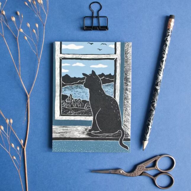 Kattenkaart-Cat-in-Window-linosnede-2-@catsandthings.nl_ Kattenkaart-Cat-in-Window-linosnede-2-@catsandthings.nl_