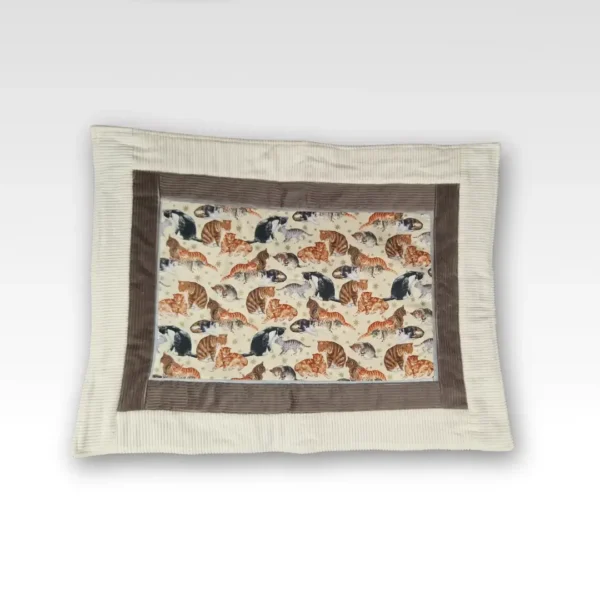 Kerstplaid met katjes