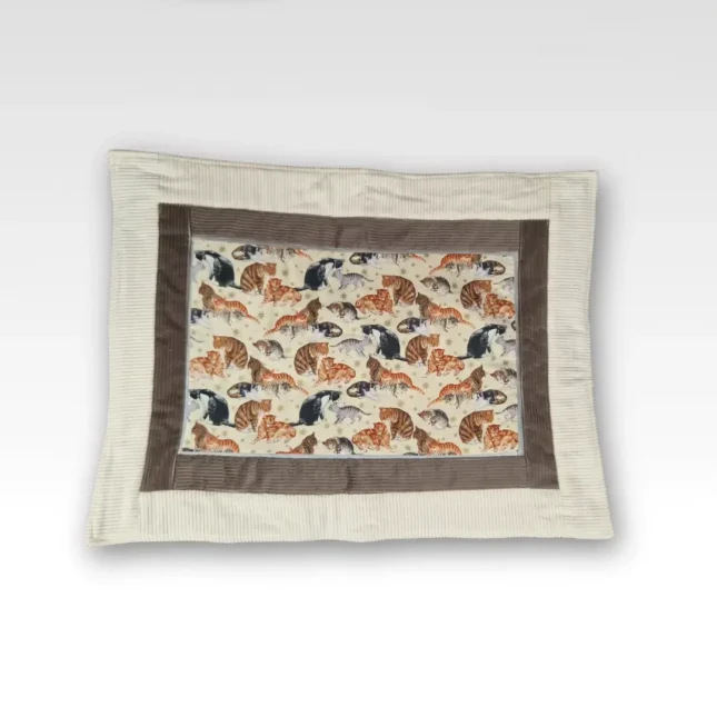 Kerstplaid met katjes