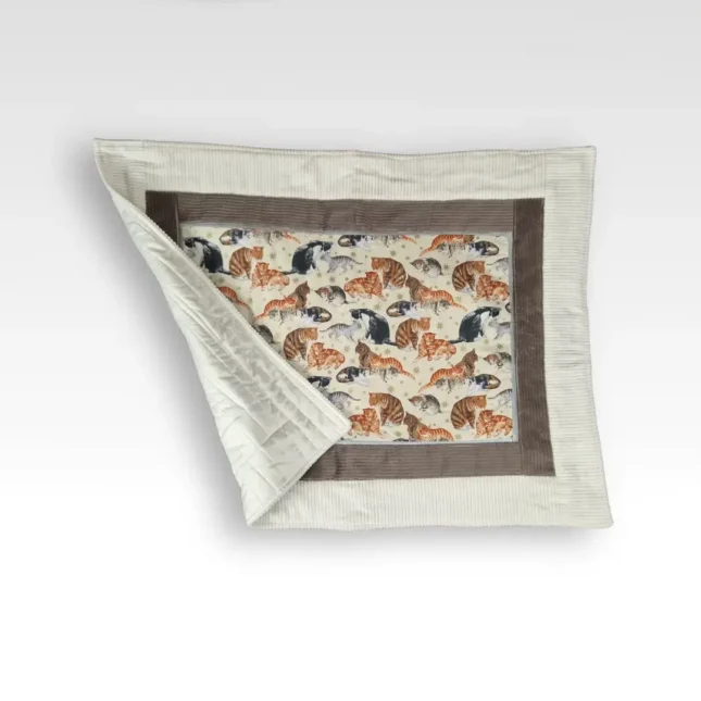 Kerstplaid met katjes - achterkant Kerstplaid met katjes - achterkant