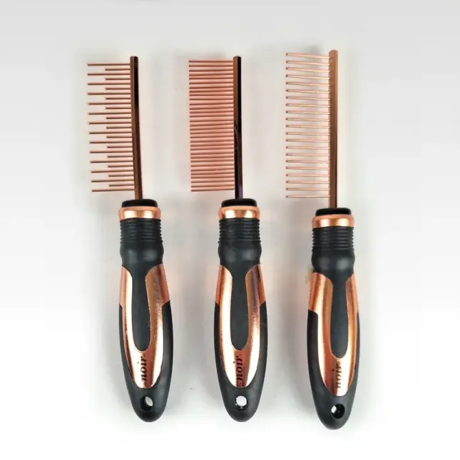 Vergelijking Noir kammen met handvat