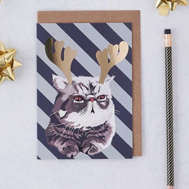 Royal-with-Reindeer-Antlers-Cat-Card-2 Royal-with-Reindeer-Antlers-Cat-Card-2