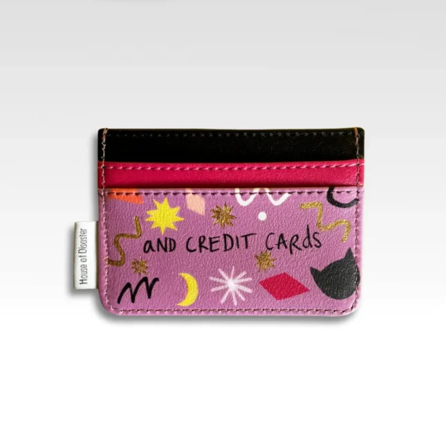 Small Talk 'I Love Cats' Cardholder back Small Talk 'I Love Cats' Cardholder back