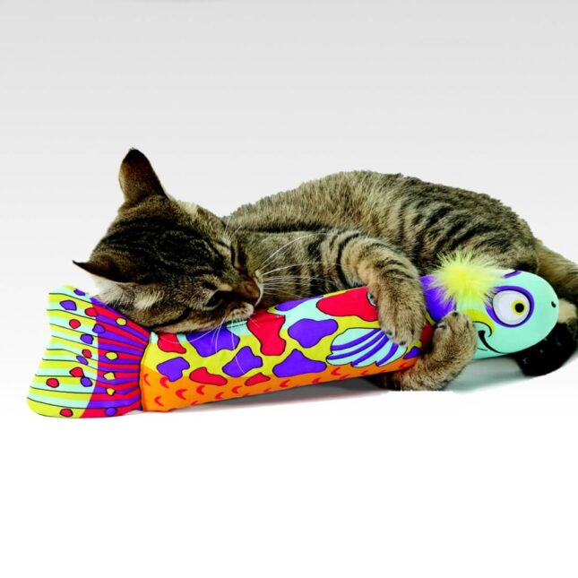 Trappelspeeltje-voor-je-kat-Catnip-Crunch-Fish-in-actie-bij-catsandthings.nl_ Trappelspeeltje-voor-je-kat-Catnip-Crunch-Fish-in-actie-bij-catsandthings.nl_