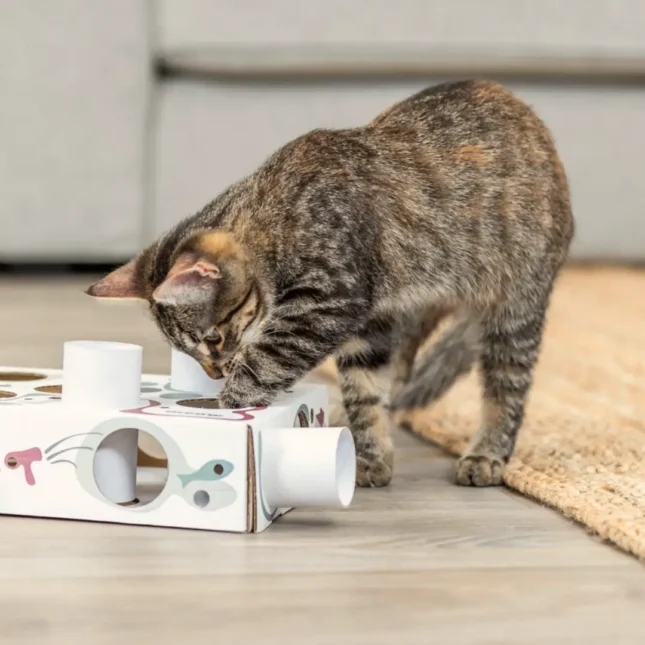 Voerpuzzel Paws and Treats Box met kat 5 Voerpuzzel Paws and Treats Box met kat 5