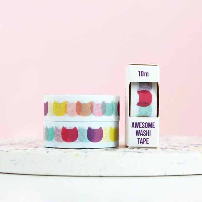 Washi-tape-kattenkopjes-gekleurd-3-@-catsandthings.nl_ Washi-tape-kattenkopjes-gekleurd-3-@-catsandthings.nl_