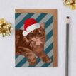 Whiskey-with-Christmas-Hat-Cat-Card-2